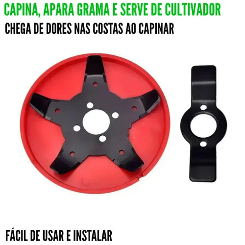 Disco Anfíbio de Capina - Água, Terra e Pedregulho