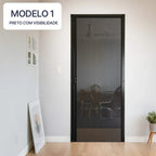 Porta Sanfonada Luxo - Ajustavel até 120 cm + BRINDE HOJE (Compre 1 Leve 2) 🔥Queima de Estoque🔥